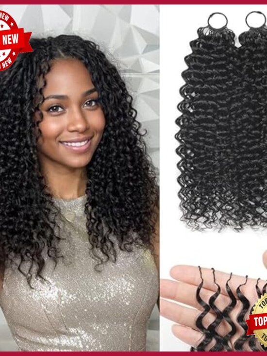20 Inch Curly Human Hair Extensions Knotless Pre-Separated Wet Wavy main image 7